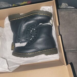 Dr. Martens Black Leather Boots
